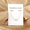 Necklaces Jewelry Sets For Women Girls Stainless Steel Pendant Necklaces And Earrings 2 Pieces Sets Wedding Party Jewelry Gifts - Image 29
