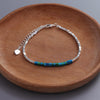 Silver Bracelet Geometric Cube Circle Punk Asymmetric Beaded For Woman Girl Jewelry Gift - Image 33
