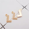 10-26PCS Alphabet Charms With Plastic Pearl Alloy Gold Color English Letter Pendant Necklace Bracelet Jewelry Accessory - Image 23