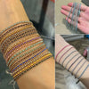 Decorative Red Thread Weaving Bracelet Bring Lucky Multicolor Red Hand Rope Braided Rope Bracelet Versatile Round Beads Bracelet - Image 5