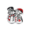Silver Christmas Charms Santa Reindeer Sleigh Bell Gingerbread Tree Stocking Candy Cane Pendant Fit Bracelet Jewelry Gift - Image 29