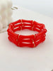 3pcs Acrylic Beaded Elastic Bracelet with Colorful Bamboos for Women's Daily Wear bracelet for women - Image 11
