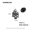 Classic Skull Fire Symbol Brooches for Men Punk Stainless Steel Danger Sign Badge Pin Brooch Hip Hop Rock Party Accessories - Image 6