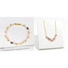 Charm Crystal Leaf Vine Flower Rhinestone Bracelet Necklace Jewelry Sets for Women Girl Party Wedding Jewelry Gift - Image 2