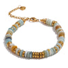 Colorful Stone Beads Chain Handmade Bracelet Bangle Bohemia Stainless Steel Y2K Jewelry Gift - Image 13