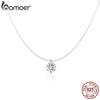 Silver Invisible Chain Necklaces pendants Rhinestone Choker Necklaces Transparent Fishing Line - Image 1