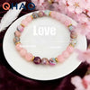 Colorful Imperial Jasper Rose Quartz Beaded Bracelet Women Jewelry for Love and Friendship Bracelet for Women Charm - Image 3
