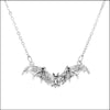 Punk Crystal Bead Chain Gothic Necklace for Woman Animal Horror Black Bat Punk Jewelry Gift Witch Choker Halloween Gift - Image 7
