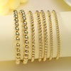 Five-Piece Resin Bead Bracelet Set with Round Charms and Elastic Bands - Image 36