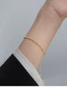 Modian Simple Square Link Chain Bracelets Real 925 Sterling Silver Trendy Stackable Bracelet For Women Gold Color Jewelry Gifts