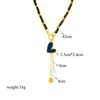 316L Stainless Steel Butterfly Moon Lock Blue Eyes Pendant Necklace For Women Multilayer Choker Chain Jewelry Gifts - Image 37