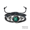 12 Constellation Zodiac Sign Charm Luminous Bracelets Men Women Vintage Multilayer Wrap Leather Bracelet Bangle Birthday Gift - Image 18