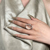 Xiyanik Geometric Transparent Crystal Adjustable Open Rings For Women Korean Jewelry Gift Party - Image 5