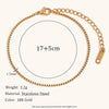 Classic Stainless Steel Figaro Snake Chain Bracelets for Women Cuban Twist Gold Color Link Bracelet Woman Gifts Jewelry 16+5cm - Image 8
