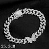 Hip Hop Iced Out Chunky Cuban Chain Anklets For Women Rhinestone Link Ankle Bracelet Beach Barefoot Jewelry - Image 8