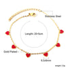 Blue Stone Anklets for Women Bracelet on Leg Stainless Steel Women's Chain Anklets Wedding Party Jewelry - Image 20