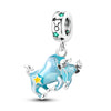 Silver 12 Zodiac Signs Fluorescent Twelve Constellations Star Sign Beads Charms fit Bracelet Neckalce Charm Pendant - Image 9