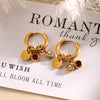 Jolivie Stainless Steel Stone Earrings Women Bohemia Vintage Hoop Earrings for Women Ear Jewelry Gift - Image 11