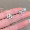 1 Pc Vivilady Autumn/Winter Christmas Snowflake Zircon Clip Earring for Women Jewelry Minimalist Accessories - Image 2