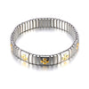 316L Stainless Steel CZ Crystal Elasticity Chain Bracelets For Women Gold Plated Jewelry - Image 9