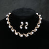 1 Set Ladies Elegant Imitation Pearl S-Shape Necklace Earring Set Bridal Clavicle Chain Jewelry for Weddings Women Jewelry Gifts - Image 5