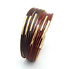 Multi-layer Braided Leather Bracelet Women's Bracelet Accessories Bracelets Bangle Couple Jewelry - Image 2