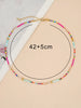 Boho Beaded Necklaces For Women Dainty Colorful Summer Bohemian Mixed Bead Crystal Nekclace Choker Beach Jewelry - Image 5