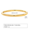 Stainless Steel Gold Plated Colorless Jewelry Hollow Bracelet Women's Chunky Men Bangles Bracelets - Image 7