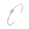 Round Circular Open Knot Cuff Bangle Bracelets For Women Elegant GoldColor Jewelry Noeud Armband Pulseiras - Image 20