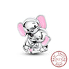 Charms Beads Pendant Silver Vintage Pattern Elephant Charms Fit Bracelet Pendant Women Jewelry Gifts - Image 15