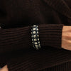 KunJoe Vintage Irregular Rivet Resin Cuff Bracelet Geometric Wide Chunky Punk Bangle Jewelry for Women Gifts - Image 9