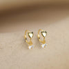 Sell Silver Zircon Earrings for Women Silver Ear Studs Initial Earrings - Image 1