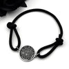 Witch Pentagram Tetragrammaton Guardian Star Rune Solomon Bracelet for Women Men Stainless Steel Black Rope Hand Chain Jewelry - Image 3