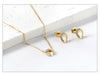 Necklaces Jewelry Sets For Women Girls Stainless Steel Pendant Necklaces And Earrings 2 Pieces Sets Wedding Party Jewelry Gifts - Image 64