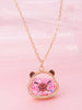 1Pc Cute Kids Capybara Shaker Pendant Necklace Quicksand Sequins Star Charm Necklace for Girls, Friendship Jewelry Set - Image 4