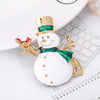 Christmas Brooch Pin Snowman Santa Claus Boot Garland Jewelry Gift Christmas Decoration Brooches - Image 3