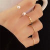 Ten-Piece Stacking Ring Set with Gold-Tone or Silver-Tone Designs - Image 34