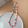 Y2K Harajuku Colorful Resin Acrylic Heart Beaded Choker Collar Necklace For Women Sweet Aesthetic Charm Goth Jewelry Accessories - Image 4