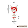 Fullmetal Alchemist Flamel Enamel Pin Homonculus Logo Pendant Brooch Eternal Cycle Badge Adventure Fantasy Manga Anime Cute Gift - Image 7