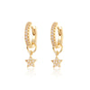 Crmya Cute Cubic Zirconia CZ Gold Silver Plated Hoop Drop Earrings For Women Dangle Earring Jewelry - Image 11