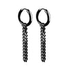 1 Pairs Punk Stainless Steel Stud Earrings Black Earrings Set For Men Women Vintage Hip Hop Piercing Ear Jewelry Accessories - Image 18