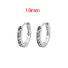 2PCS Stainless Steel Cubic Zirconia Chain Stud Earrings For Women Non-Piercing Ear Clip Ear Cuff Earring Cartilage Jewelry - Image 28