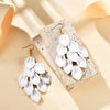 Korean Acrylic Petal Tassel Dangle Earrings For Women Holiday Fairy Wedding Party Jewelry Accessories Gift - Image 11