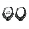 Rock Punk Stainless Steel Black Dangle Pendant Punk Minimalist Hanging Woman's Drop Earring for Man Piercing Ear Jewelry - Image 30