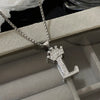 26 Letters A-Z Zircon Crown Pendant Necklace for Women Men Punk Initial Alphabet Necklaces Hip Hop Choker Chain Jewelry - Image 20