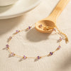 Summer Bohemia Stone Anklet For Women Beach Classic Purple Gravel Stainless Steel Bracelet Jewelry Gift - Image 5