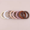 Colorful Acrylic Tube Bead Bangle with Elastic Fit - Image 4