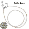 Faceted Gemstones Necklace 2mm Beads Quartz Crystal Tourmaline Lapis Shining Stone Beaded Necklace Choker Jewelry - Image 33