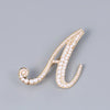 English Letters A K D Pearl Brooches Lapel Pins Female Corsage Jewelry Gifts for Women Accessories - Image 4