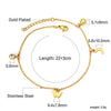 Woman's Leg Anklets Stainless Steel Moon Stars Charms Summer Foot Ankle Bracelet Beach Boho Golden Jewelry - Image 15